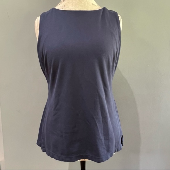 Banana Republic Mad Men Tank Top Shirt Womens Open Back Sleeveless Medium - Picture 1 of 7